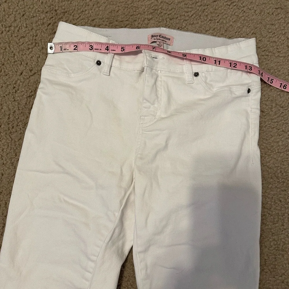 Juicy Couture White Denim Jeans Pants‎ Casual Everyday